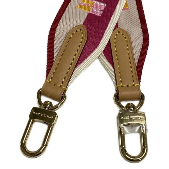 Auth LOUIS VUITTON Fuchsia 17 Jacquard Leather - Picture 4 of 4